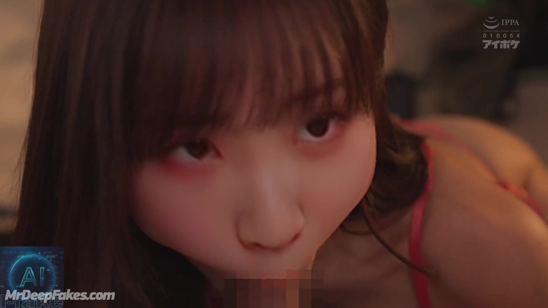 IZ*ONE Chaewon/アイズワン jumps on me in pretty lingerie sex scene ...